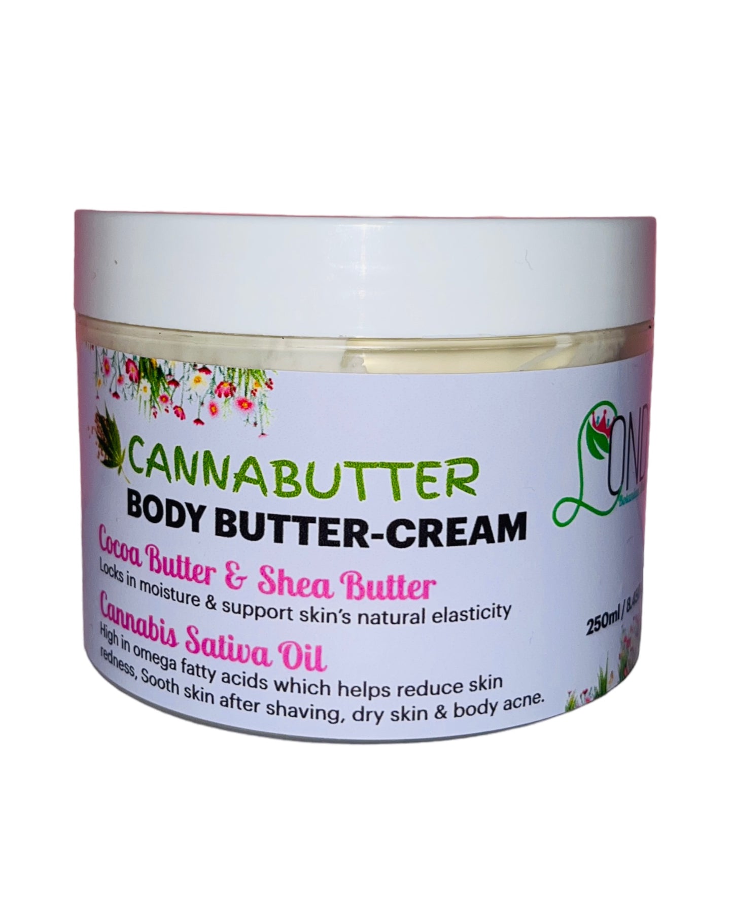 CANNA BUTTER BODY BUTTER-Cream (250ml)