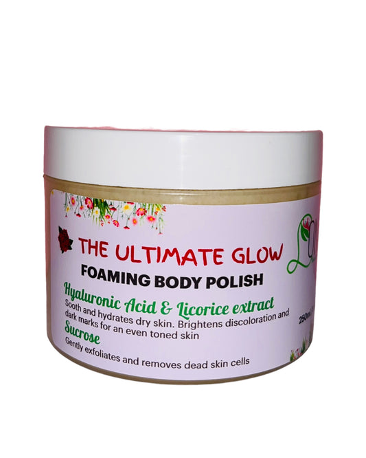 THE ULTIMATE GLOW FOAMING BODY POLISH (250ml)