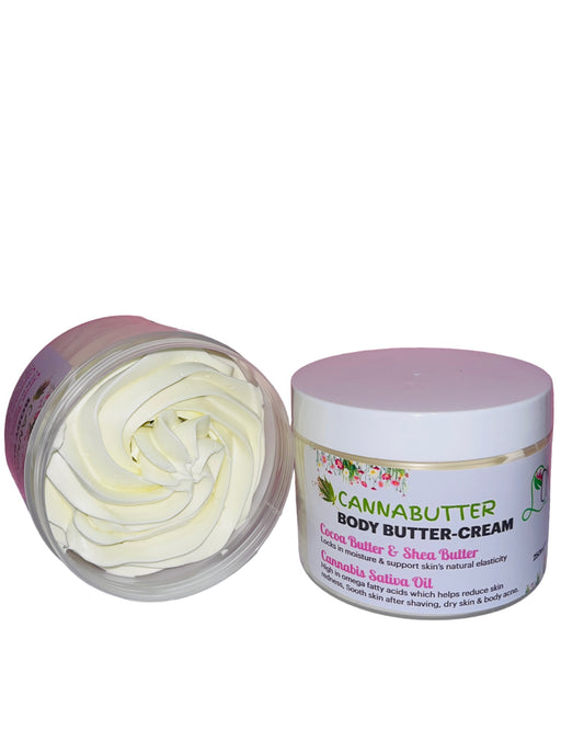 CANNA BUTTER BODY BUTTER-Cream (250ml)